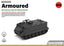 SSMODEL 1/120 M113 G A2 German coldwar APC TANK Resin Model Kit TSS1200452