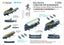 Rainbow PE 1/350 IJN Heavy Cruiser Takao class Boats set (9 boats) Rb3609