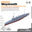 SSC520S Military Model Kit HMS Weymouth Class Light Cruiser Full Hull