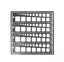 TAMIYA 74156 Modeling Square Stencil 1-10 mm (4) PE Model Making Accessories