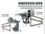 SSMODEL G350005 350 scale German 150mm 105 mm exercise gun and loading rack