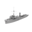 RHWS018 Germany R-1 Class Submarine Chaser Drache Water line