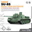 SSMODEL 752D Finished Painted Military Model Kit Soviet SU-85 Tank Destroyer
