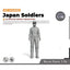 SSMODEL SS816998Q 1/16 Model Upgrade Parts Army Model Japan Soldiers 1pc