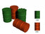 SSMODEL R350099 1/350 scale oil drums used by various countries