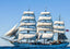 AOSHIMA AO-04260 1/350 The Danish, a three-masted sailing ship