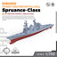 SSMODEL 573S Military Warship Model Kit US Navy Spruance Class Destroyer