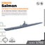 SSMODEL 952 Military Warship Model Kit US Navy Salmon Class Submarine