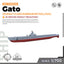 SSMODEL 954S Military Warship Model Kit US Navy Gato Class Submarine