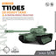 SSMODEL 530 Military Armoured Model Kit US T110E5 Heavy Tank