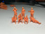 WWII North Africa Tank Troops: 72mm scale figures, set of 7. Can be made in various scales. LSSNo26 1/35/48/64/72/87/100/144
