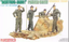 Dragon 6191 1/35 "Achtung-Jabo!" Panzer Crew (France 1944) Model Figure Kit