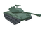 SSMODEL MODEL KIT 1/144 M41 tank VLT144USA0002