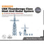 Yao's Studio LY250 1/700(350,200,144) Model Upgrade Parts USN Ticonderoga Class Mast And Radar System