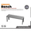 Yao's Studio LYT338 Bench HO/OO/Z/N/TT Railroad Miniature Accessory Display Props