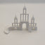 SSMODEL LYTP004B 1/L 1/M European Style Castle Complex Landscape Decoration Miniature Factory Building Military Car Railroad Track Accessory Props Diorama Scenery