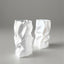 SSMODEL LYTP009B/E/F/G/H 1/L 1/M 1/S Modern Minimalist Vase – 3D Printed Luxury Home Decor, Unique Geometric Centerpiece for Housewarming & Birthday Gifts (Scandinavian Style) Modern Pleated Vase