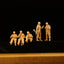 WWII Paratrooper Rest Group of 5 Little Soldiers LSSNO263 1/35/48/64/72/87/100/144