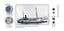 WM03123 Qing Dynasty Guangdong Navy Mosquito Boat (1/700 scale) Resin Model (One Boat)