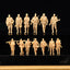 Spring Infantry 13 Person Team LSSNO157 1/35/48/64/72/87/100/144