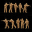 10 people in the modern Russian Federation LSSNO128 1/35/48/64/72/87/100/144