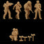 A modern drone team of 5 people LSSNO131 1/35/48/64/72/87/100/144