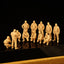 White model of 12 American bomber pilots and photographers from WWII LSSNO293 1/35/48/64/72/87/100/144