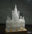 SSMODEL RHF020B/022B 1/L 1/M 1/S Minimalist European-Style Spired Castle Concept Ornament Miniature Factory Building Military Car Railroad Track Accessory Props Diorama Scenery