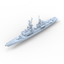 SSC154 Military Model FRG L¡§1tjens Class Destroyer Water Line