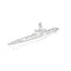 SSC176S Military Model CNS Hainan Class Submarine Chaser Full Hull 3D Printed Resin Model Kit by SSMODEL