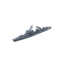 SSC177 Military Model CNS Luda I Class Destroyer Water Line