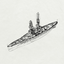 MRY-SFW SSC212S IJN Kong?¡ì--class Battlecruiser Hiei Water Line Resin Warship Military Ship Model Hobby Collection Unassembled Unpainted