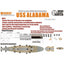 Hunter W35032 1/350 Wood Deck USN BATTLESHIP USS ALABAMA FOR TRUMPETER 05307