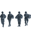 MRY-SFW SSTR220 WWII French Army Logistics Soldier Logistics Four-Person Group