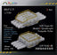 Rainbow RB7117 1/700Detail Up IJN Type-92 Model4 Quadruple Torpedo Tube