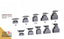 SSMODEL R350089 1/350 scale aircraft carrier deck light group