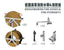 SSMODEL G350022 350 scale German Navy Fire Hose & Hydrant