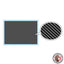 Fujimi 11717 Model Detail-Up Series No. 45 Carbon Fiber Decal Twill Weave DUP-45