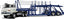Fujimi 01201 1/24Mitsubishi Fuso FV HighCab Tractor&Transporter 24TR-1 Gray Modelkit