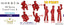 Five star 1/700 FS710335 3D Resin Vessel Crew X (7 gestures,70 pcs in total)