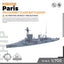 SSMODEL MRY-SFW SSC700567 V1.7 1/700 Military Model Kit FN Paris Courbet Class Battleship
