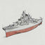 SSMODEL MRY-SFW SSC133 1/2000/2400 Model USS Tennessee Class Tennessee Battleship BB-43