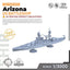 SSMODEL SSC3000559 1/3000 Military Model Kit US Arizona Battleship
