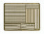 Five Star Model 1/700 IJN Railings for Small Vessels (1 photo-etched sheet)FS710034