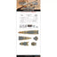 Hunter W70154 1/700 Wood Deck IJN BATTLESHIP MUTSU FOR FUJIMI 42149