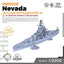 SSMODEL SSC2000560 1/2000 Military Model Kit US Nevada Class Battleship BB-36