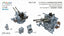 Rainbow 1/700 IJN Type96 25mm Twin AA Guns 3D Print 20 Sets With Ammo Boxes