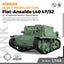 SSMODEL SS144682 1/144 Military Kit IA Fiat-Ansaldo L40 47/32 Self-Propelled Gun