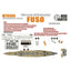 Hunter W70086 1/700 Wood Deck IJN BATTLESHIP FUSO FOR FUJIMI 40117/40118