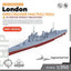 SSMODEL MRY-SFW SSC350562S-A 1/350 Military Model Kit HMS London Cruiser 1945 Full Hull